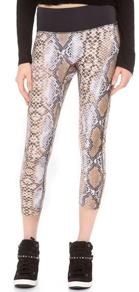 Snakeskin leggings